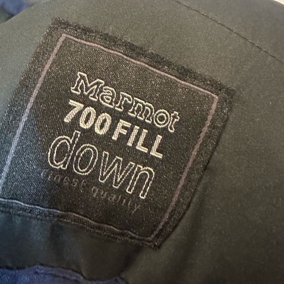 Marmot 700 FILL DOWN Bridgeport BIG KIDS Navy blue  Jacket Size XL - Picture 10 of 16